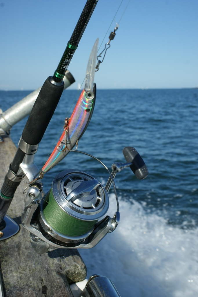 Pesca con seÃ±uelo de jigging desde embarcaciÃ³n