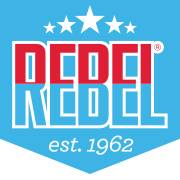 Logo de la marca de señuelos de pesca Rebel
